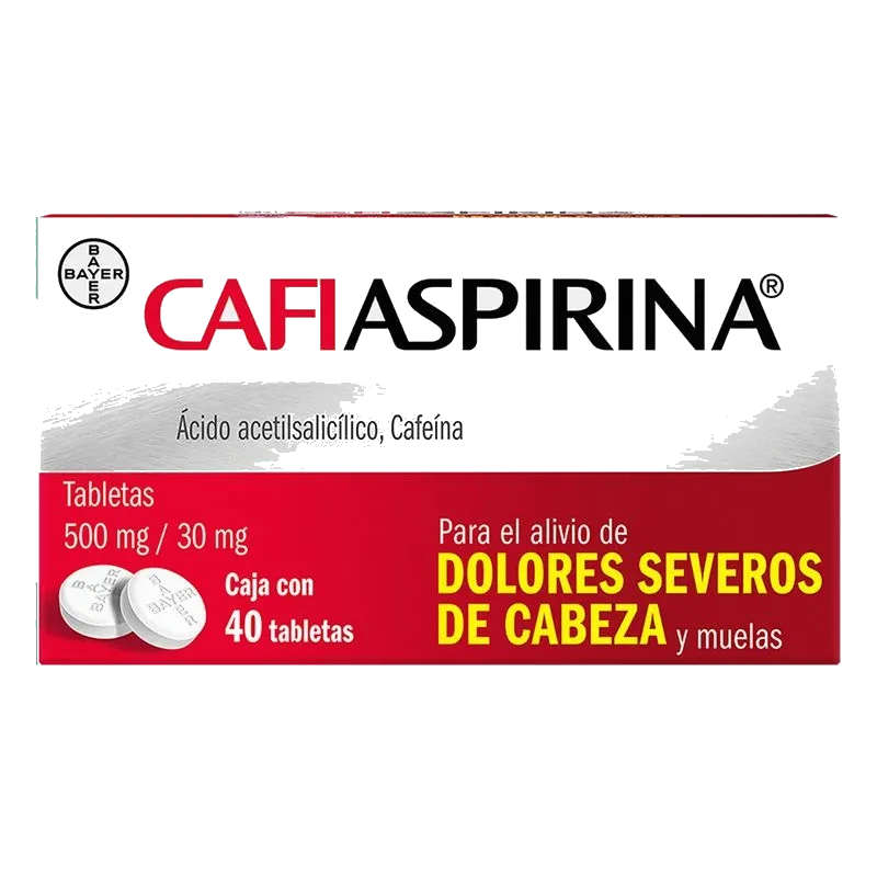 CAFIASPIRINA 40 TAB 500/30 MG