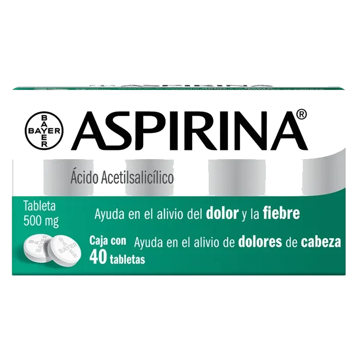 ASPIRINA (AC ACETILSALICI 500 MG) 40TABS