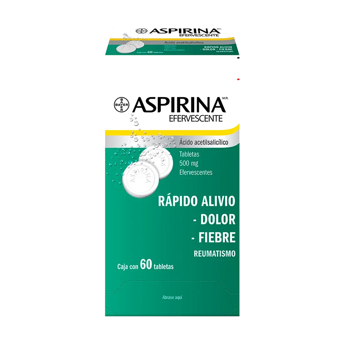 ASPIRINA AD 500 MG 60 TAB EFERV