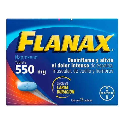 FLANAX (NAPROXENO 550 MG) 12TABS