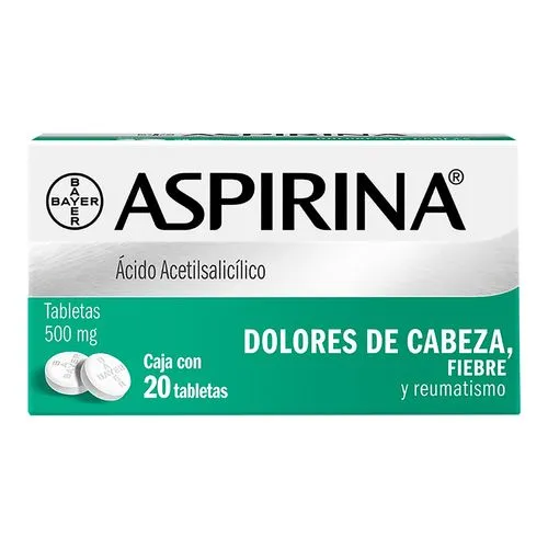 ASPIRINA 500MG TAB C/20 *BAY*