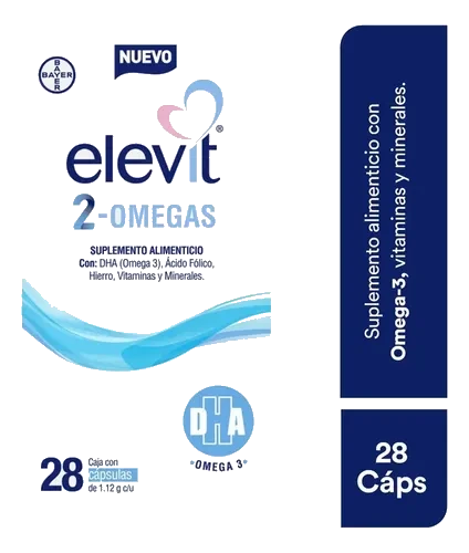 ELEVIT 2-OMEGAS SUP ALIM 28CAPS