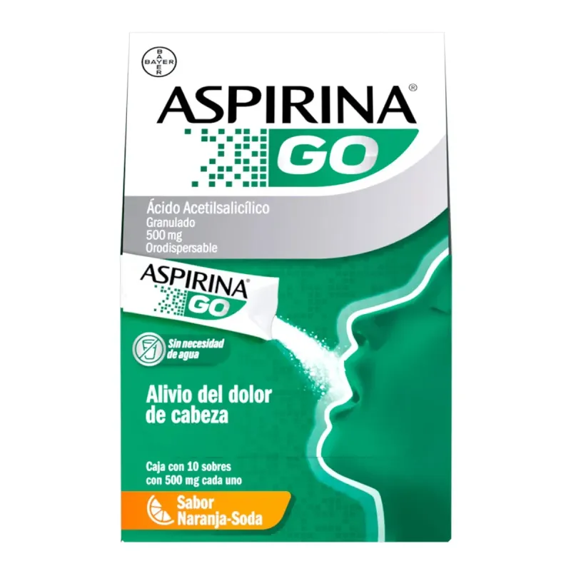 ASPIRINA GO 10 SB 500 MG C