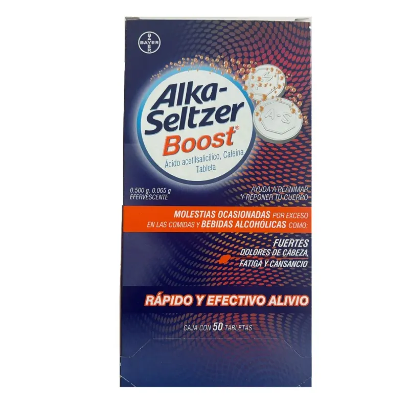 ALKA-SELTZER BOOST 50 TAB EFERV  N