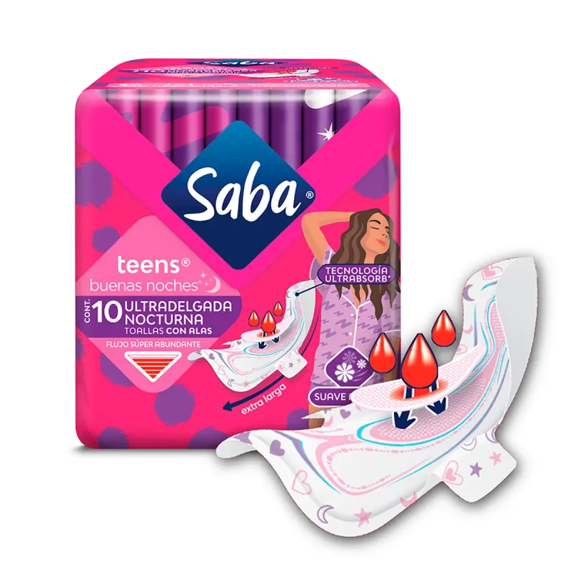 SABA TEENS NOCTURNA CON ALAS