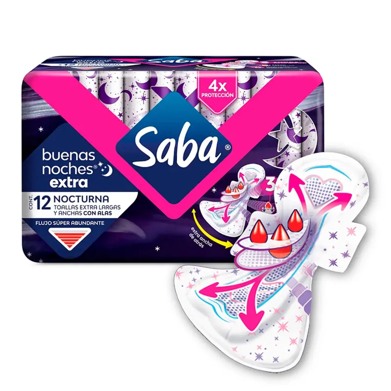 TAS SANIT SABA NOCHE ALAS XLGA12P