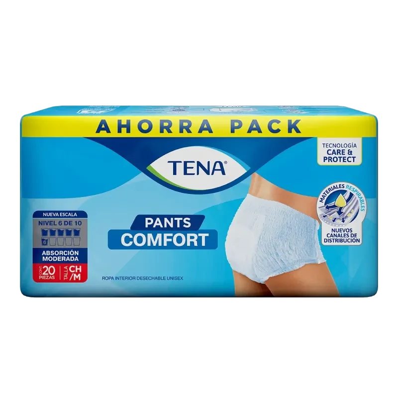 Tena Pants Comfort Talla Ch / M Bolsa Con 20 Piezas