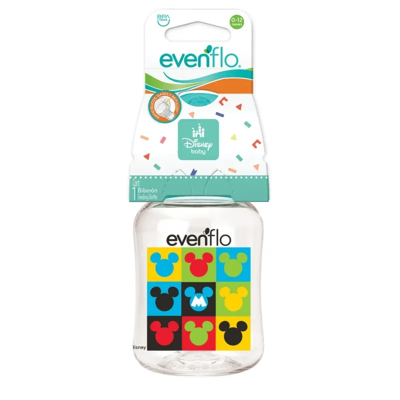 Biberón Evenflo Disney 0-3 Meses 4 Oz