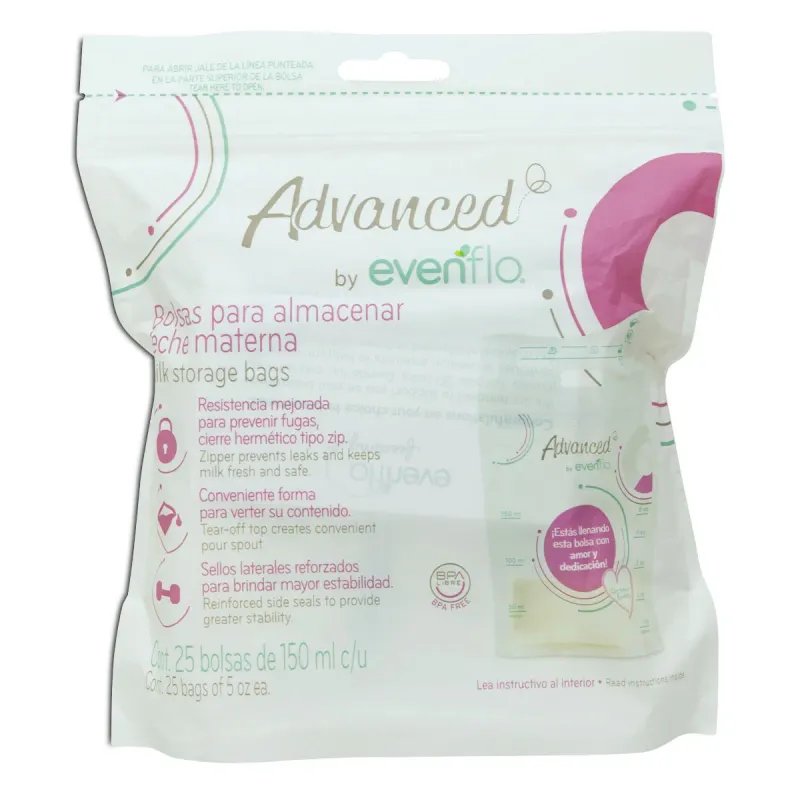 Bolsa Advanced Para Almacenar Leche 25 bolsas