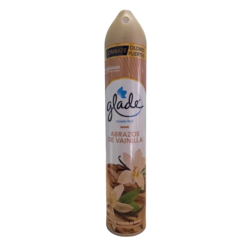 Glade Aromatizante En Aerosol Abrazos de Vainilla De 400 ml