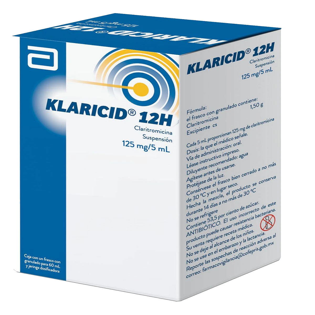 KLARICID 125MG 12 H