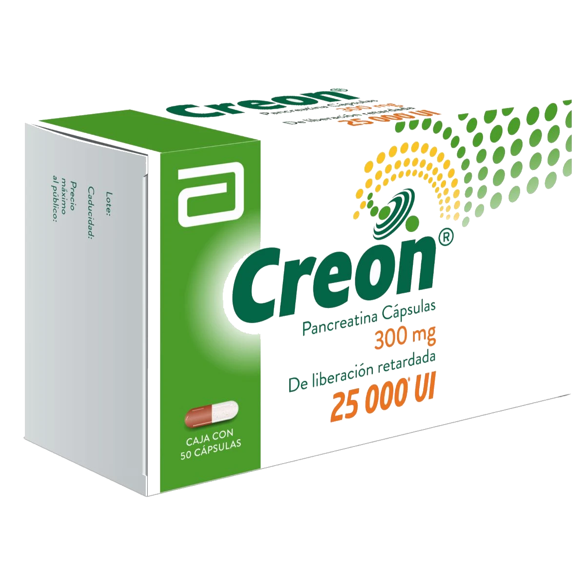 CREON 300 MG 25000U 50 CAPS