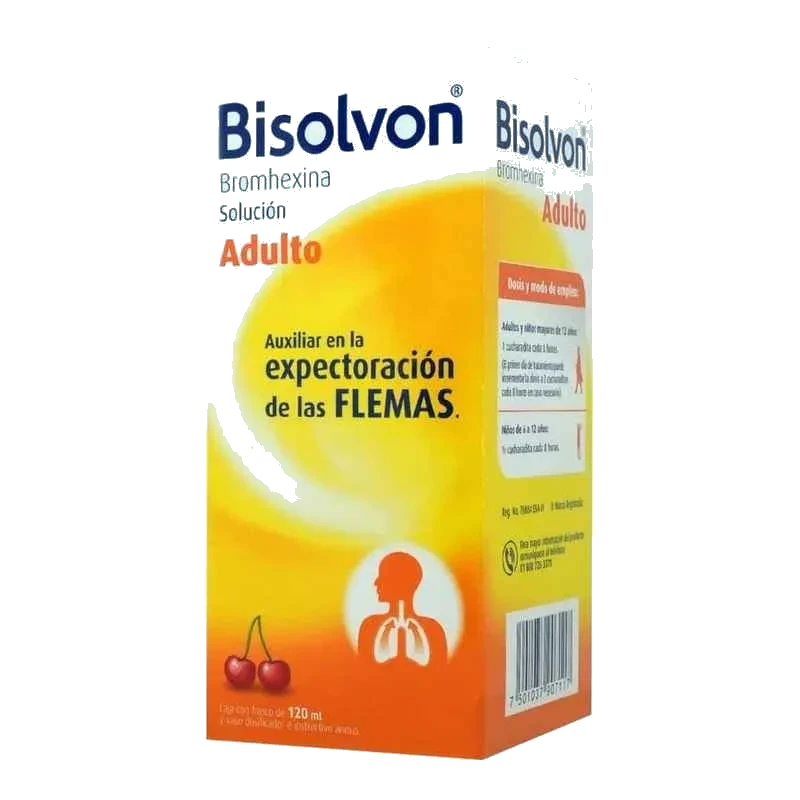 Bisolvon Adulto Caja Con Frasco De 120 ml