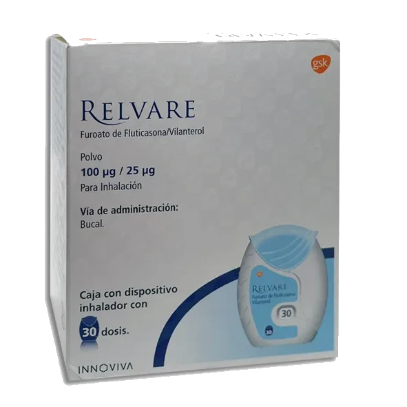 Relvare 100/25 Mcg Inhalaciones 30 Dosis