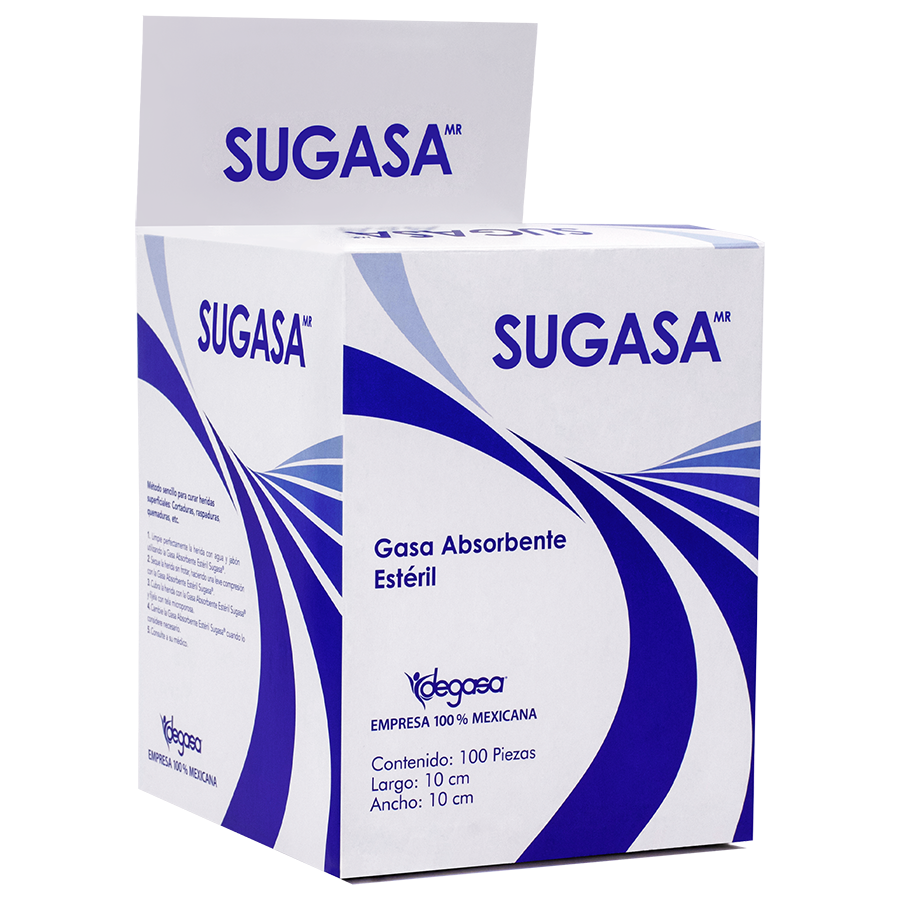 GASA ESTERIL SUGASA 100 GASA 10CMX10 CM