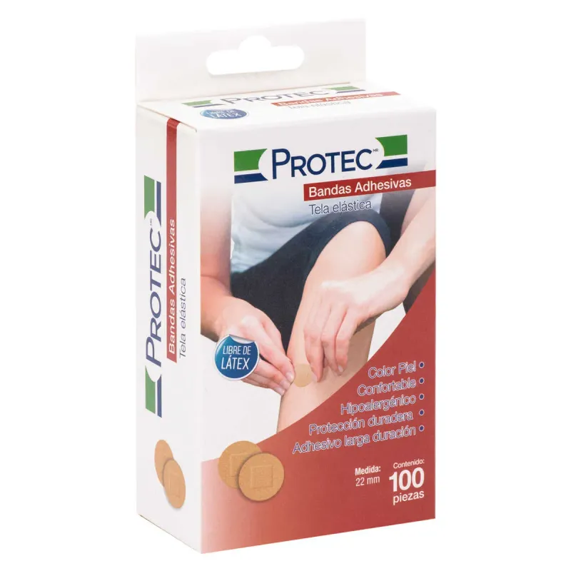 BANDAS ADH PROTEC CIRCU PIEL 100PZ