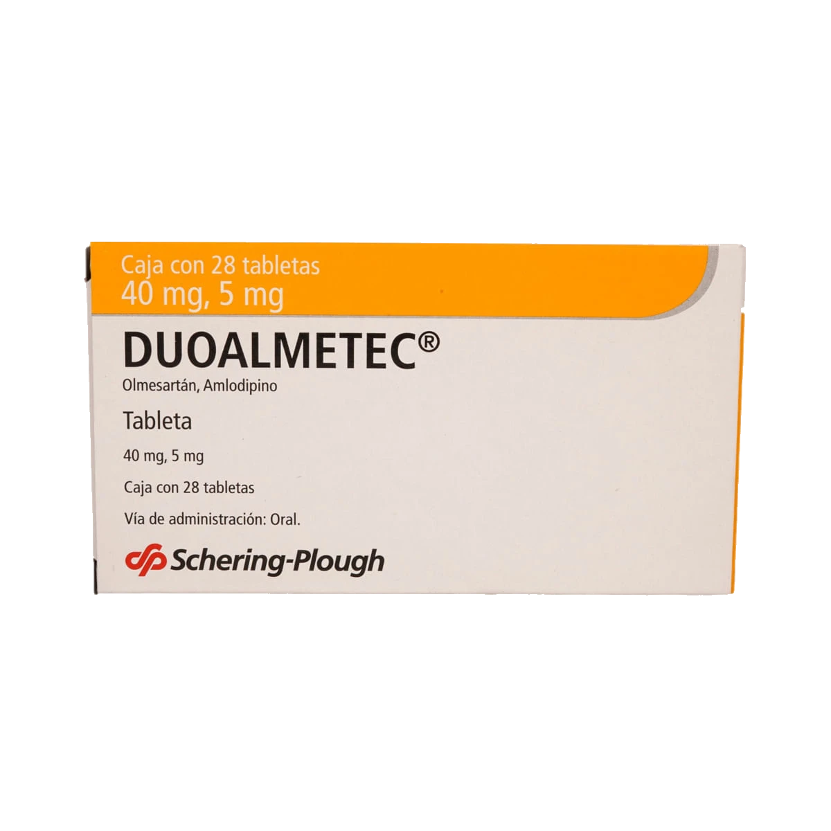 Duoalmetec Caja Con 28 Tabletas De 40 mg