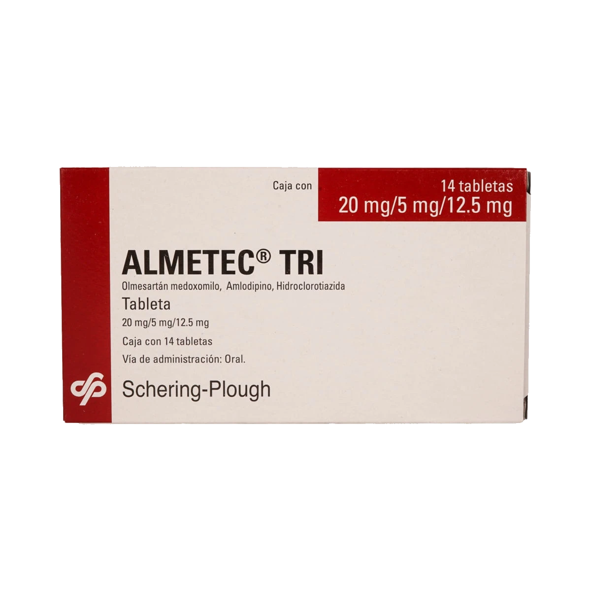 Almetec Tri 20/5/12.5 Mg 14 Tabletas