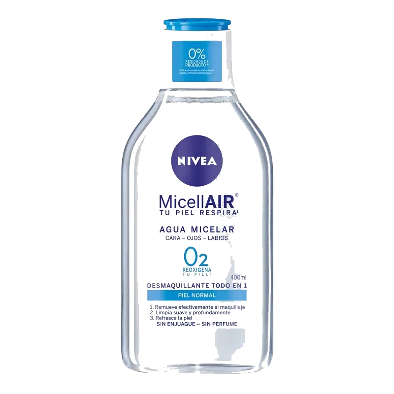 AGUA MICELAR NIVEA PIEL NORM 400ML