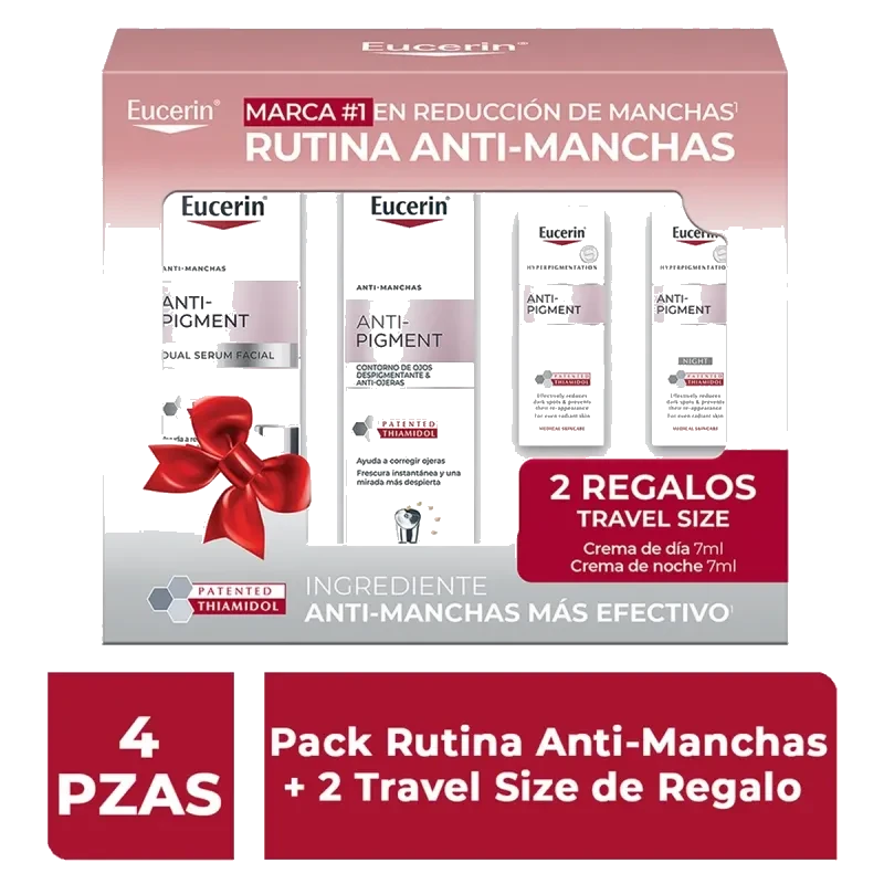 Pack Eucerin Rutina Antimanchas + 2 Travel Size De Regalo