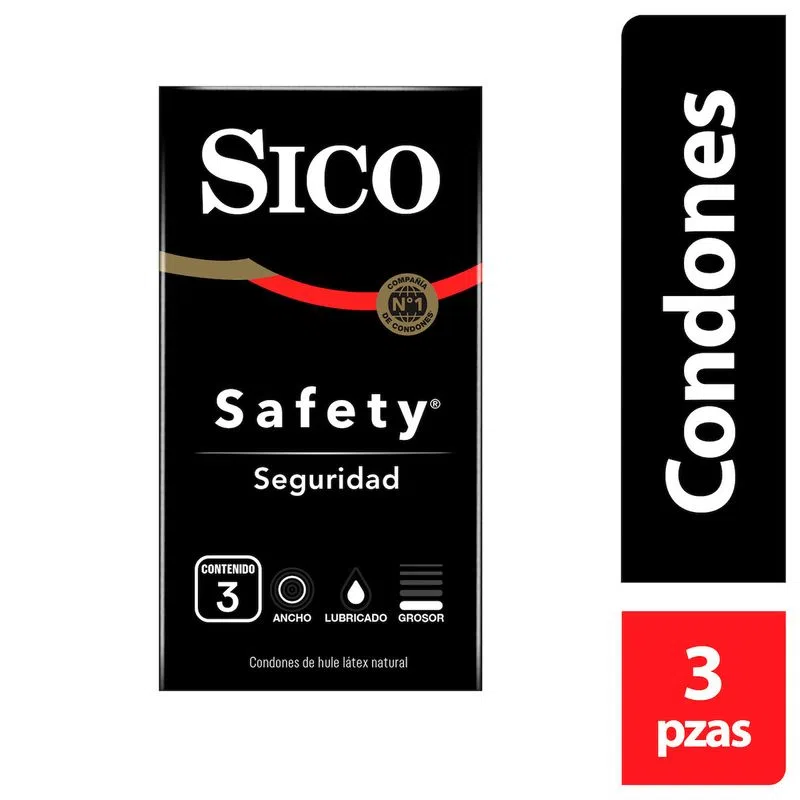 PRESERVATIVO SICO SAFETY NEGRO