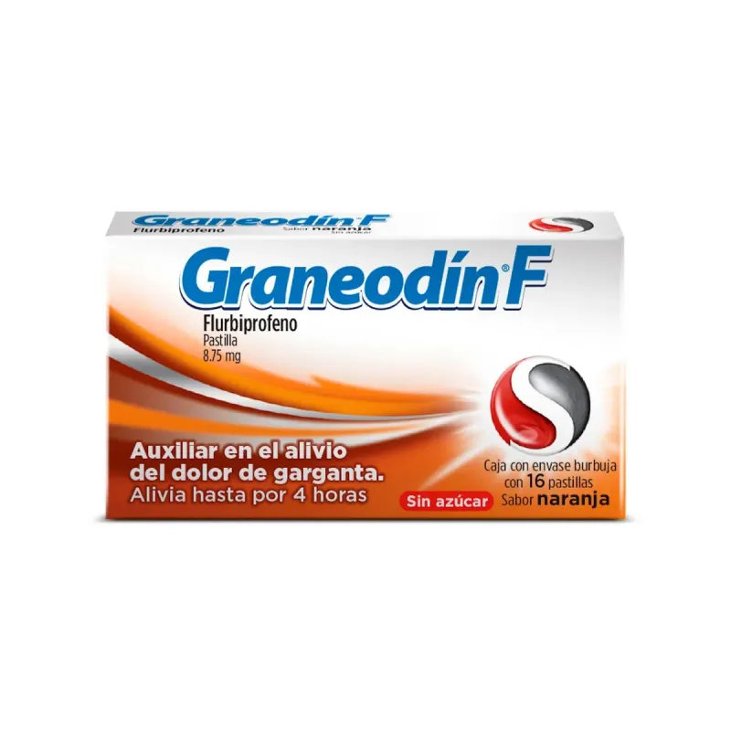 GRANEODIN F 8.75MG PAST C/16 *REC* NARANJA
