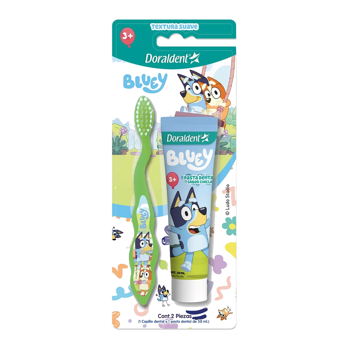 Doraldent Bluey Cepillo + Crema Dental De 50 ml