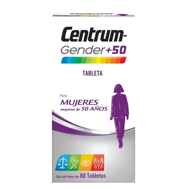 CENTRUM GENDER+50 MUJER 60 TAB