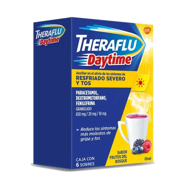 THERAFLU DAYTIME 6 SOB 650/20/10 M