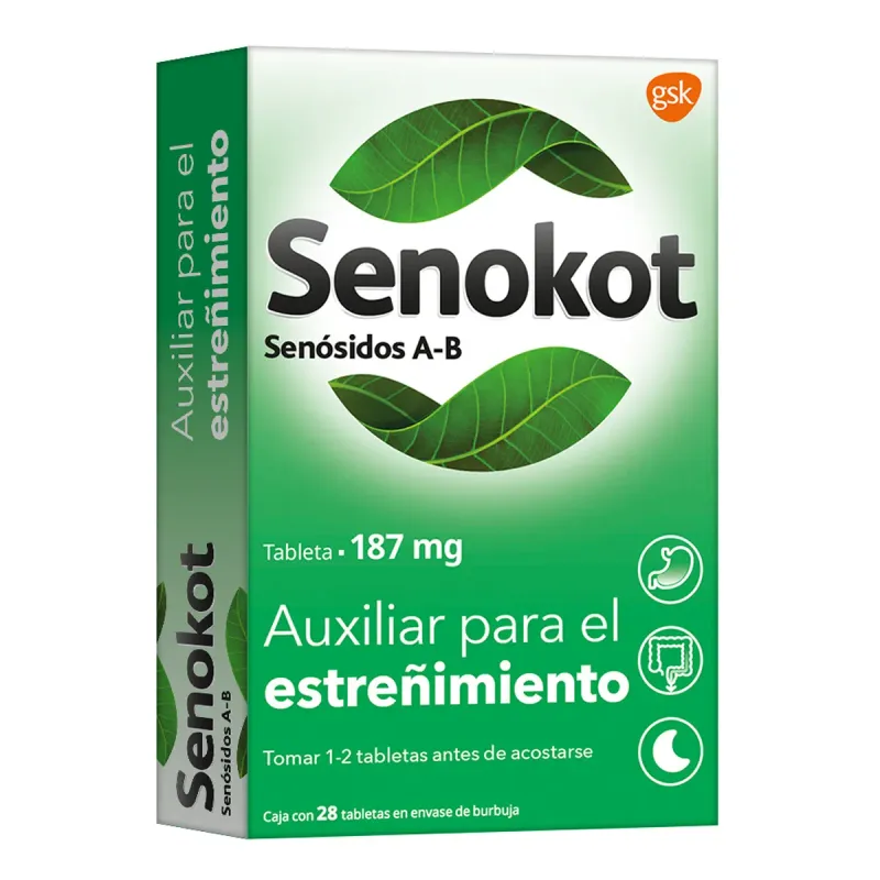 SENOKOT 187MG TAB C/28 *HAL*