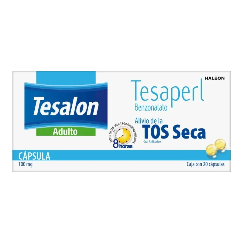CADP 08-2027 TESALON "TESAPERL" 100MG CAP C/20  *GSK*