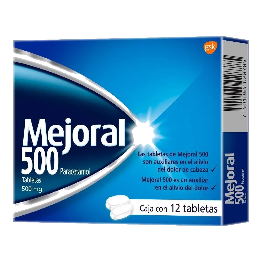 MEJORAL 500MG 12 TAB