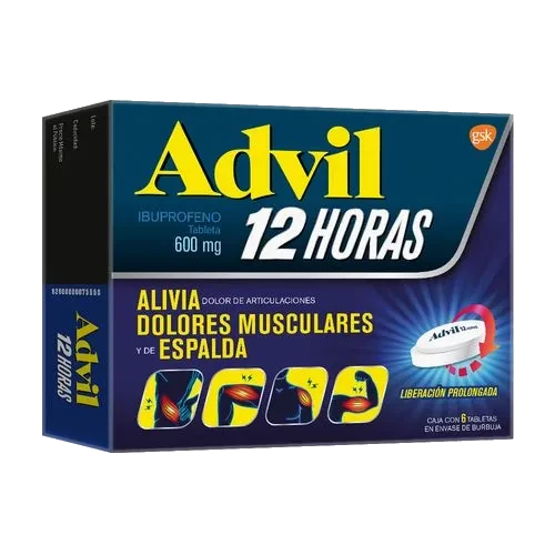 ADVIL 12H 600 MG 6 TAB