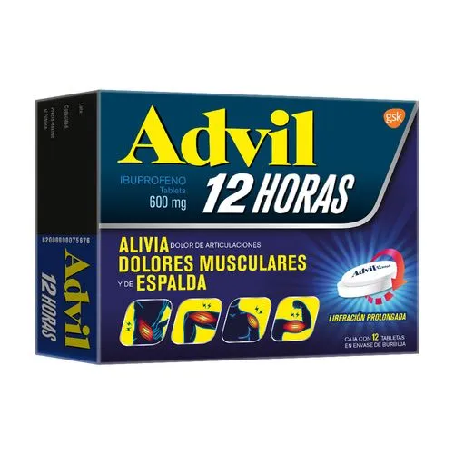 ADVIL 12H 600 MG 12 TAB