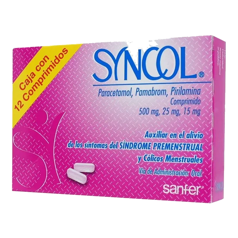 SYNCOL 12 COMP 500/25/15 MG