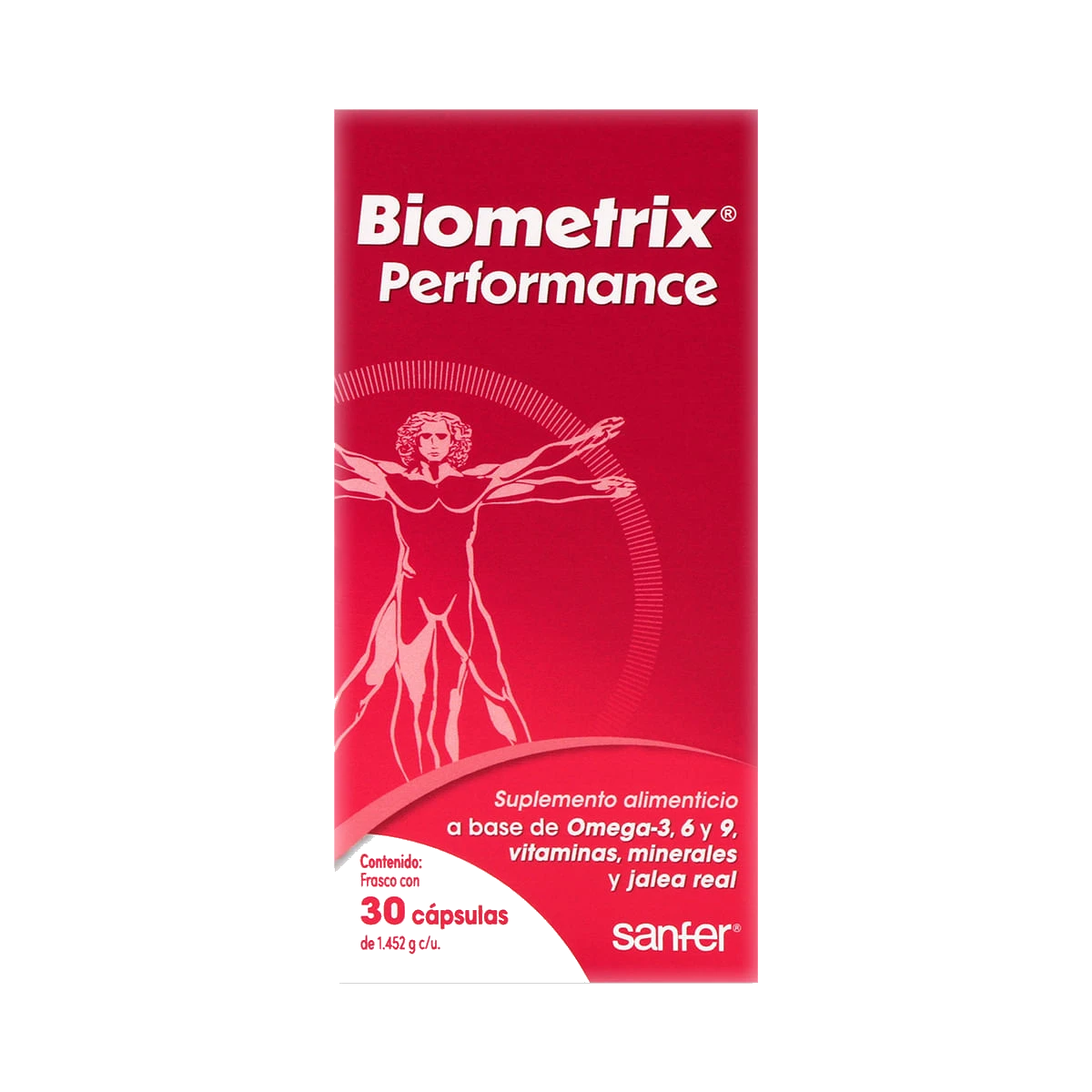 Biometrix Performance Caja Con 30 Capsulas De 1.452 g Cada Una