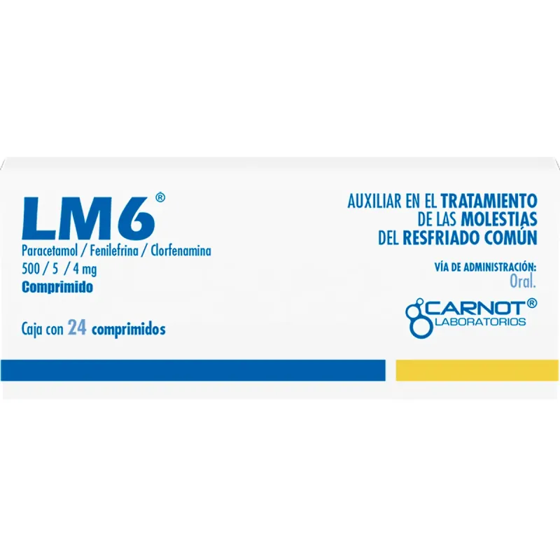 Lm6 0.5/0.005/0.004 G 24 Comprimidos