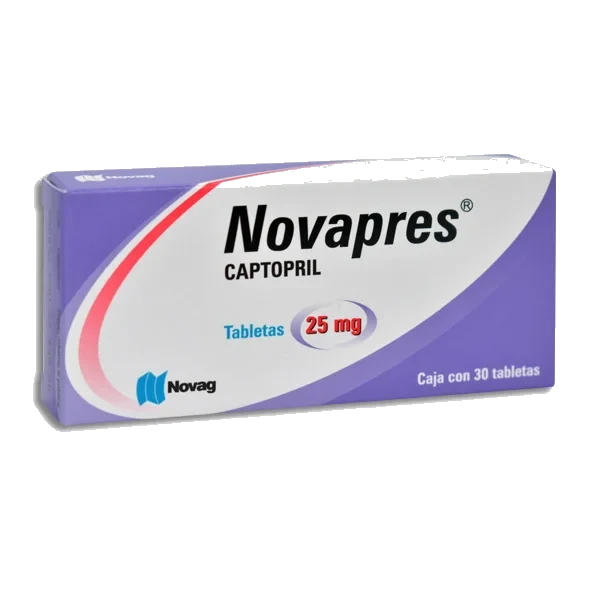 NOVAPRES (CAPTOPRIL 25MG) 30TABS