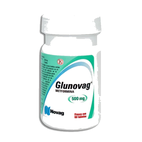 GLUNOVAG (METFORMINA 500MG) 60TABS
