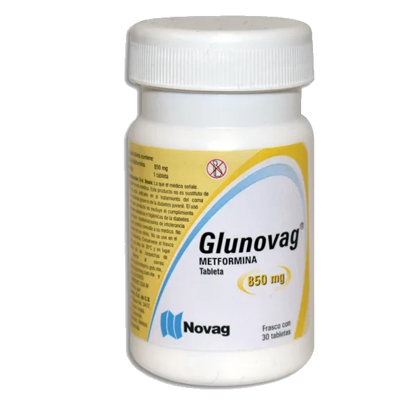 GLUNOVAG (METFORMINA 850MG) 30TABS