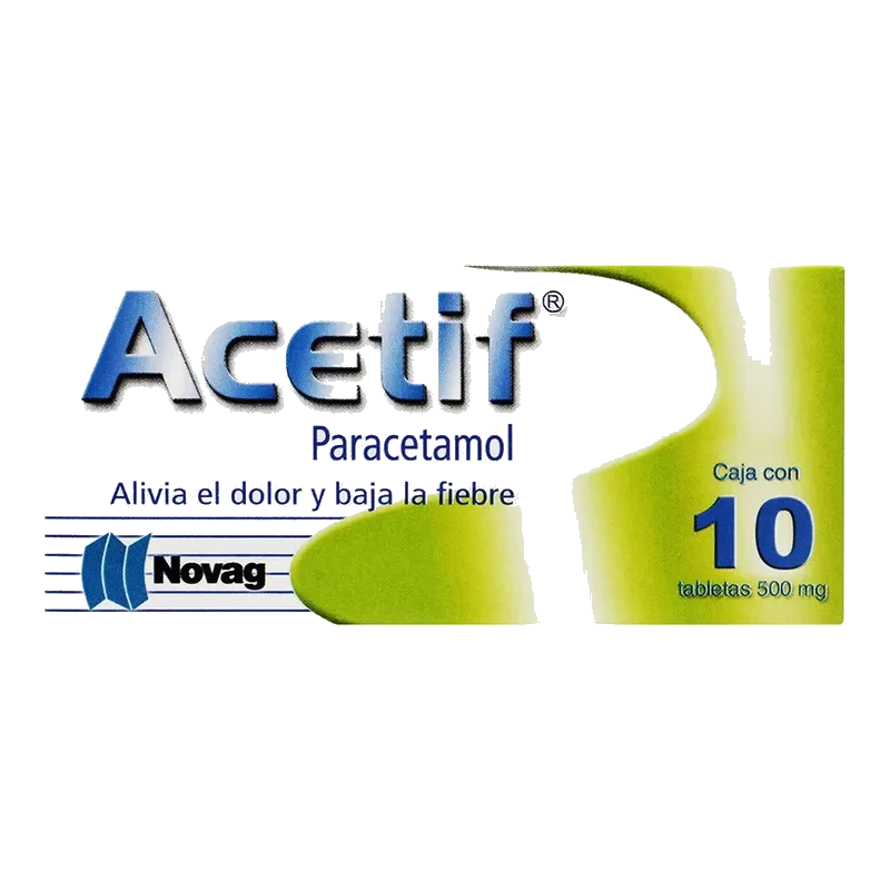 ACETIF (PARACETAMOL 500MG) 10TABS