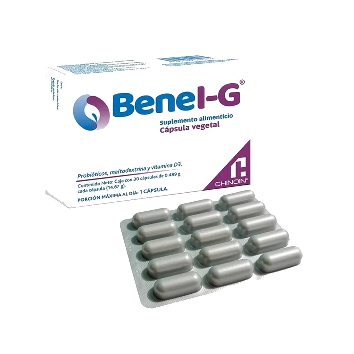 SUP ALIMENTICIO BENEL-G 30 CAPS 0.489 G