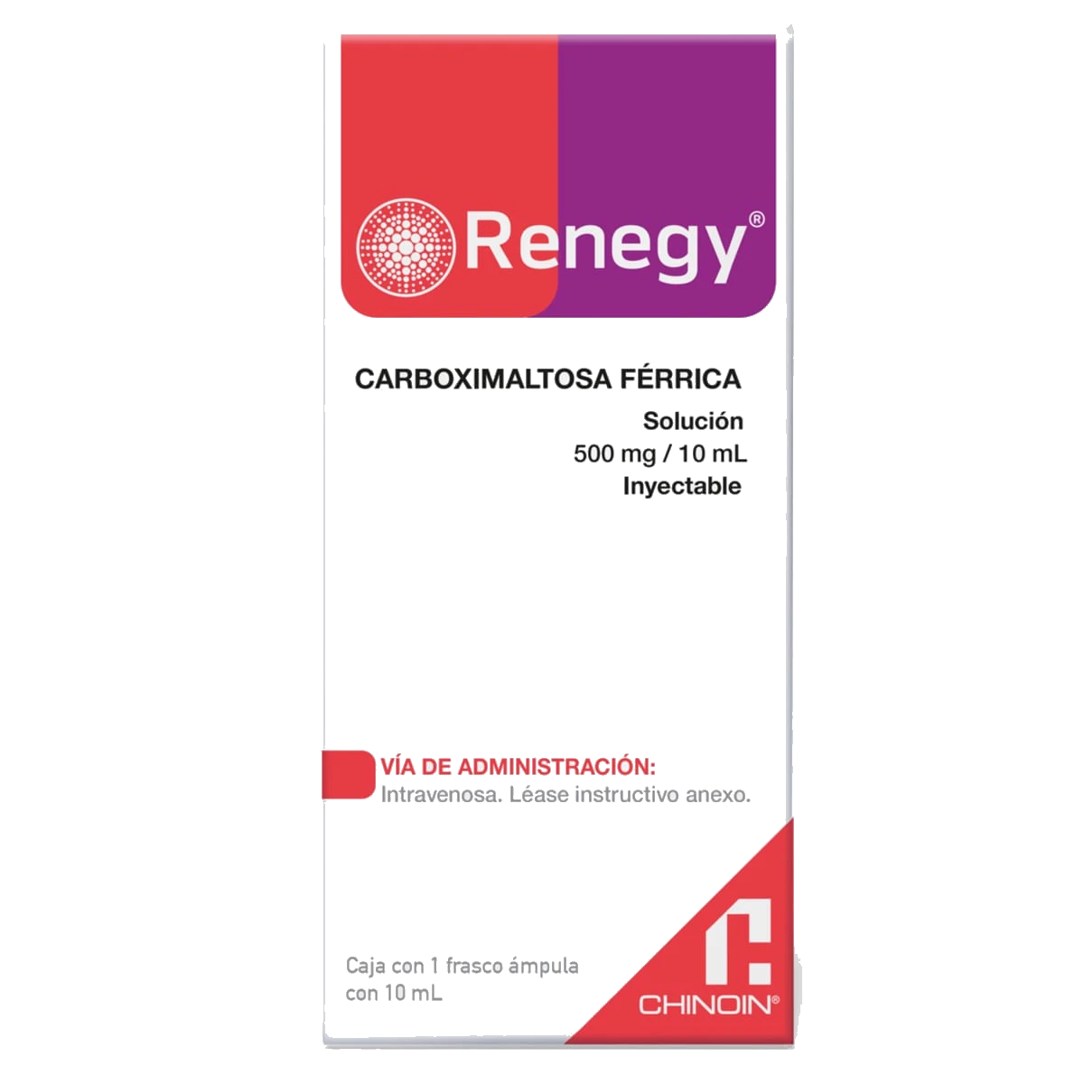 Renegy 500 Mg/10 Ml Solución Inyectable Frasco Ámpula 10 Ml