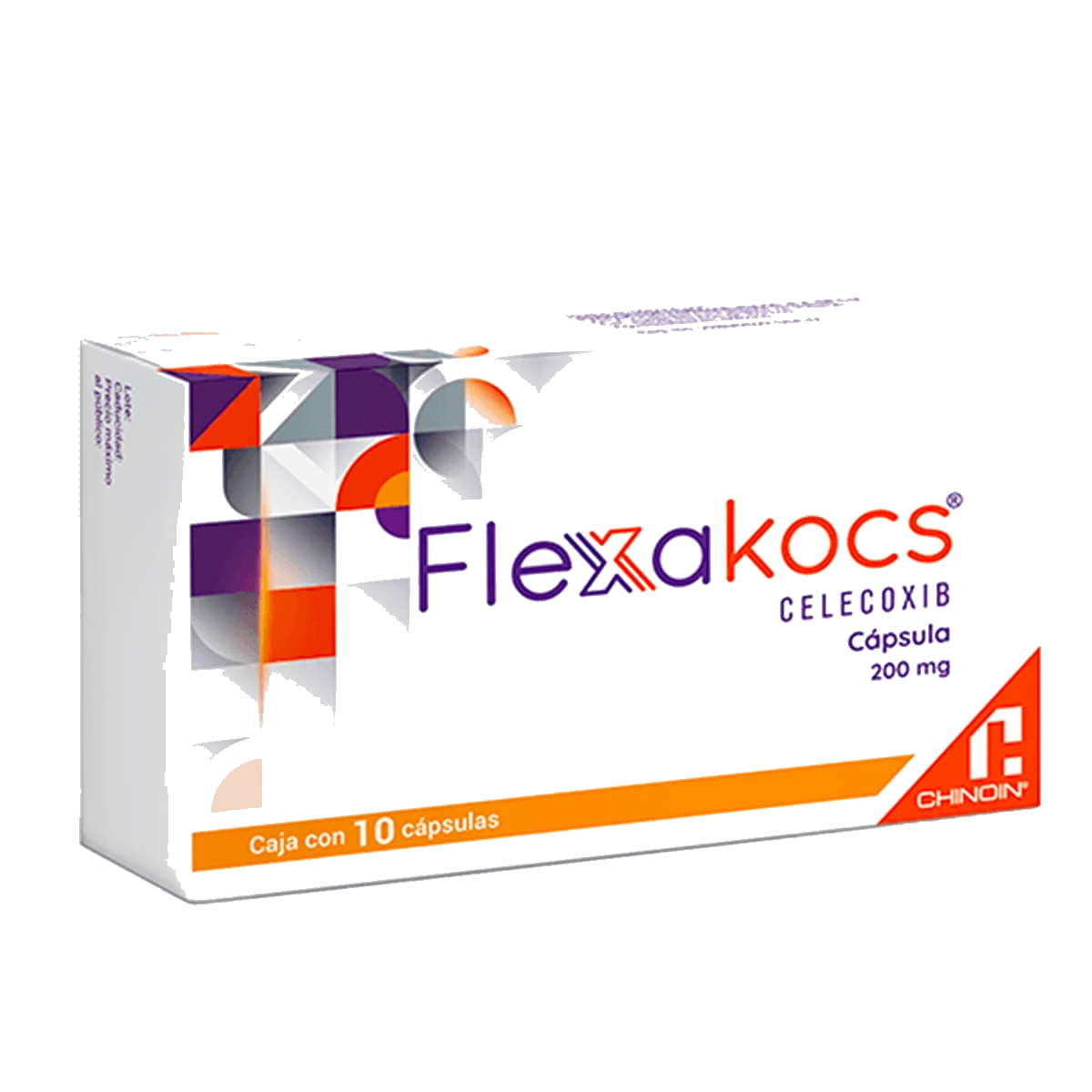 FLEXAKOCS 10 CAPSULAS 200 MG