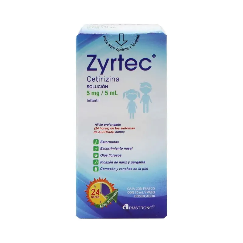 ZYRTEC 5MG/5ML SOL 50ML *ARM*