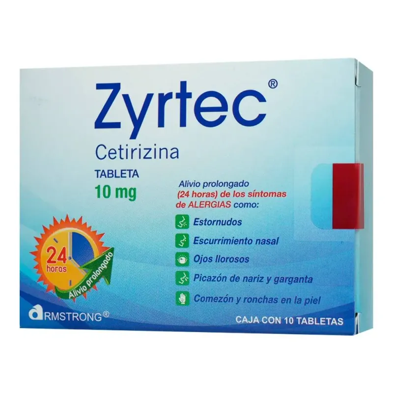 ZYRTEC 10 MG 10 TAB