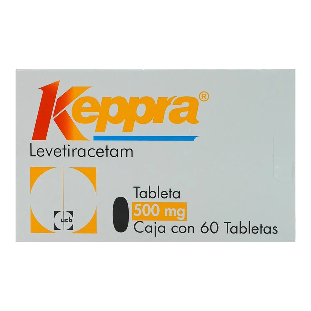 Keppra 500 mg 60 Tabletas