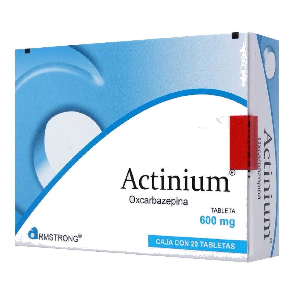 Tabletas Actinium de 600mg con 20 Tabletas
