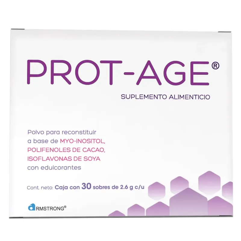 Prot-Age Suplemento Alimenticio Caja Con 30 Sobres De 2.6 g Cada Uno