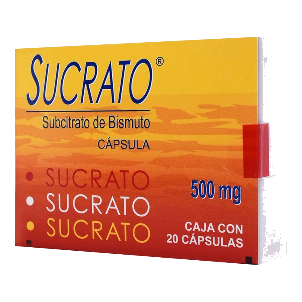 SUCRATO 20 CAPS 500 MG